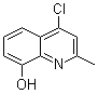 4-Chloro-8-hydroxy-2-methylquinoline molecular structure (CAS 28507-46-2)