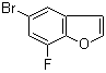 结构式 CAS# 286836-04-2, 5-溴-7-氟苯并呋喃