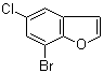 7-Bromo-5-chlorobenzofuran molecular structure (CAS 286836-07-5)