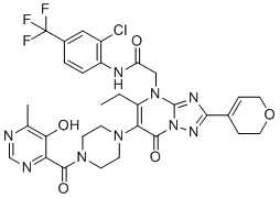 Werner syndrome RecQ helicase-IN-1 molecular structure (CAS 2869954-34-5)