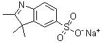 2,3,3-Trimethyl-3H-indole-5-sulfonic acid sodium salt molecular structure (CAS 287188-58-3)