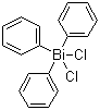 Triphenylbismuth(V) dichloride molecular structure (CAS 28719-54-2)