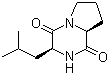 Cyclo(L-prolyl-L-leucyl) molecular structure (CAS 2873-36-1)