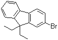 结构式 CAS# 287493-15-6, 2-溴-9,9-二乙基芴