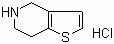 4,5,6,7-Tetrahydrothieno[3,2,c] pyridine hydrochloride molecular structure (CAS 28783-41-7)