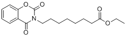 Ethyl 8-(2,4-dioxo-2H-benzo[E][1,3]oxazin-3(4H)-YL)octanoate molecular structure (CAS 287935-37-9)