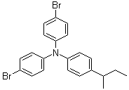 4-Bromo-N-(4-bromophenyl)-N-(4-sec-butylphenyl)aniline molecular structure (CAS 287976-94-7)