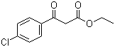 3-(4-氯苯基)-3-氧代丙酸乙酯分子结构 (CAS 2881-63-2)