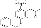 3-乙酰甲基-1-苄氧基-2-氟-4-硝基苯分子结构 (CAS 288385-98-8)