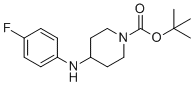 1-叔丁氧羰基-4-(4-氟-苯基氨基)-哌啶分子结构 (CAS 288573-56-8)