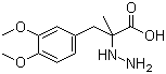DL-3-(3,4-Dimethoxyphenyl)-2-methyl-2-hydrazine propionic acid molecular structure (CAS 28860-96-0)