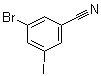 3-Bromo-5-iodobenzonitrile molecular structure (CAS 289039-21-0)
