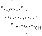 九氟-4-羟基联苯分子结构 (CAS 2894-87-3)