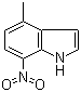 structure of CAS# 289483-80-3, 4-Methyl-7-nitro-1H-indole