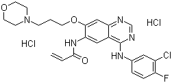 卡纽替尼二盐酸盐分子结构 (CAS 289499-45-2)