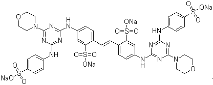 Fluorescent Brightener 210 molecular structure (CAS 28950-61-0)