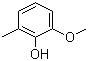 2-甲氧基-6-甲基苯酚分子结构 (CAS 2896-67-5)