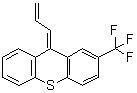 9-(2-Propen-1-ylidene)-2-(trifluoromethyl)-9H-thioxanthene molecular structure (CAS 28973-34-4)