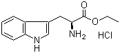 结构式 CAS# 2899-28-7, L-色氨酸乙酯盐酸盐