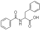 structure of CAS# 2901-76-0, N-Benzoyl-DL-phenylalanine;DL-Bz-Phenylalanine; DL-N-Benzoylphenylalanine