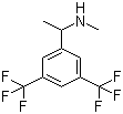 结构式 CAS# 290297-43-7, N-甲基-1-[3,5-(双三氟甲基)苯基]乙胺