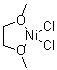 structure of CAS# 29046-78-4, Nickel(II) chloride ethylene glycol dimethyl ether;Dichloro(1,2-dimethoxyethane)nickel; Dichloro(dimethoxyethane)nickel