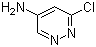 structure of CAS# 29049-45-4, 6-Chloro-4-pyridazinamine;5-Amino-3-chloropyridazine
