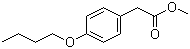 structure of CAS# 29056-06-2, Methyl 4-butoxyphenylacetate