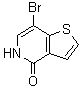7-溴-5H-噻吩并[3,2-c]吡啶-4-酮分子结构 (CAS 29079-94-5)