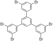 structure of CAS# 29102-67-8, 1,3,5-Tris(3,5-dibromophenyl)benzene;3,3'',5,5''-Tetrabromo-5'-(3,5-dibromophenyl)-1,1':3',1''-terphenyl