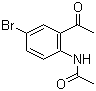N-(2-乙酰基-4-溴苯基)乙酰胺分子结构 (CAS 29124-64-9)