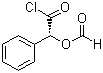 结构式 CAS# 29169-64-0, R)-(-)-O-甲酰基扁桃酸酰氯; alpha-甲酰基扁桃酸酰氯