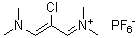 structure of CAS# 291756-76-8, Vinamidinium hexaflurophophate;N-[(2Z)-2-Chloro-3-(dimethylamino)-2-propenylidene]-N-methylmethanaminium hexafluorophosphate