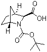 structure of CAS# 291775-59-2, (1R,3S,4S)-N-Boc-2-azabicyclo[2.2.1]heptane-3-carboxylic acid;(1R,3S,4S)-2-(tert-butoxycarbonyl)-2-azabicyclo[2.2.1]heptane-3-carboxylic acid