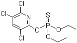 Chlorpyrifos molecular structure (CAS 2921-88-2)