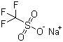 三氟甲磺酸钠分子结构 (CAS 2926-30-9)