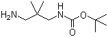 tert-Butyl N-(3-amino-2,2-dimethylpropyl)carbamate molecular structure (CAS 292606-35-0)