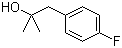 structure of CAS# 2928-17-8, 1-(4-Fluorophenyl)-2-methylpropan-2-ol;2-(4-Fluorophenyl)-1,1-dimethylethanol