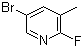 2-Fluoro-5-bromo-3-methylpyridine molecular structure (CAS 29312-98-9)