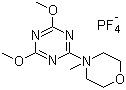 4-(4,6-二甲氧基三嗪-2-基)-4-甲基吗啉四氟硼酸盐分子结构 (CAS 293311-03-2)