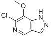 6-Chloro-7-methoxy-1H-pyrazolo[4,3-c]pyridine molecular structure (CAS 2941535-53-9)