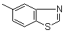 5-甲基苯并噻唑分子结构 (CAS 2942-16-7)