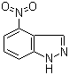 结构式 CAS# 2942-40-7, 4-硝基吲唑