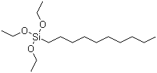 正癸基三乙氧基硅烷分子结构 (CAS 2943-73-9)