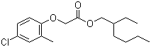 结构式 CAS# 29450-45-1, (4-氯-2-甲基苯氧基)乙酸 2-乙基己酯