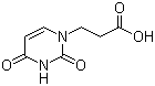 3-(2,4-Dioxo-3,4-dihydro-1(2H)-pyrimidinyl)propanoic acid molecular structure (CAS 2950-82-5)