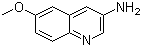 3-Amino-6-methoxyquinline molecular structure (CAS 29507-86-6)