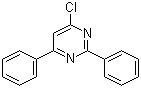 structure of CAS# 29509-91-9, 4-Chloro-2,6-diphenylpyrimidine;6-Chloro-2,4-diphenylpyrimidine