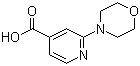 结构式 CAS# 295349-64-3, 2-(4-吗啉基)异烟酸
