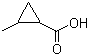 2-Methyl-1-cyclopropanecarboxylic acid molecular structure (CAS 29555-02-0)